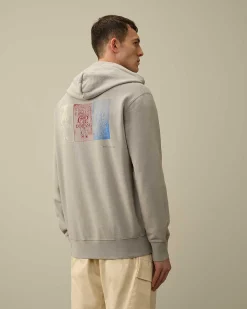 30/1 Fleece Artisanal Hoodie^C.P. Company Store