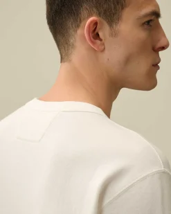 30/1 Fleece Artisanal Logo Sweatshirt^C.P. Company Shop