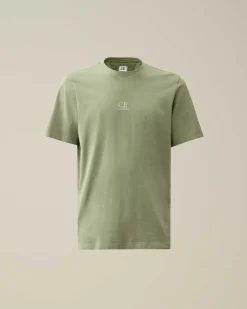 24/1 Jersey Artisanal Three Cards T-Shirt^C.P. Company Cheap