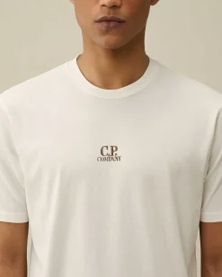 24/1 Jersey Artisanal Three Cards T-Shirt^C.P. Company Clearance
