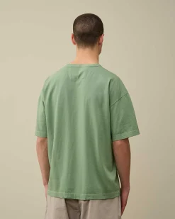 20/1 Jersey Boxy Logo T-Shirt^C.P. Company Cheap