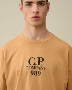 20/1 Jersey Boxy Logo T-Shirt^C.P. Company Best Sale