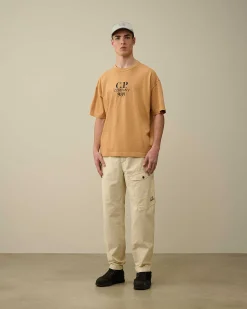 20/1 Jersey Boxy Logo T-Shirt^C.P. Company Best Sale