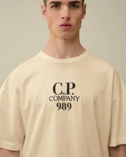 20/1 Jersey Boxy Logo T-Shirt^C.P. Company Hot