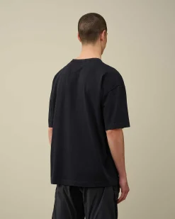 20/1 Jersey Boxy Logo T-Shirt^C.P. Company Clearance