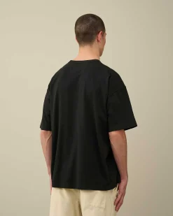 20/1 Jersey Boxy Logo T-Shirt^C.P. Company Outlet