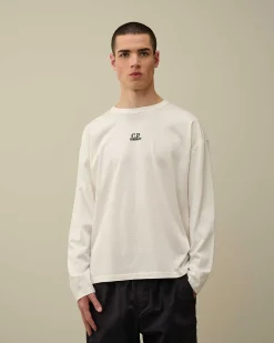 20/1 Jersey Boxy Long Sleeved T-Shirt^C.P. Company Best Sale
