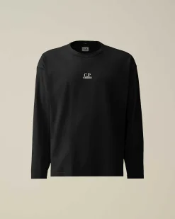 20/1 Jersey Boxy Long Sleeved T-Shirt^C.P. Company Clearance