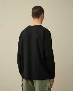 20/1 Jersey Boxy Long Sleeved T-Shirt^C.P. Company Clearance