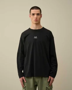 20/1 Jersey Boxy Long Sleeved T-Shirt^C.P. Company Clearance