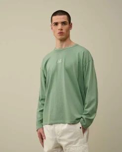20/1 Jersey Boxy Long Sleeved T-Shirt^C.P. Company Flash Sale