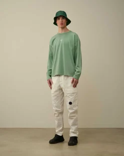 20/1 Jersey Boxy Long Sleeved T-Shirt^C.P. Company Flash Sale
