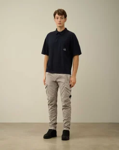 20/1 Jersey Boxy Polo Shirt^C.P. Company Discount