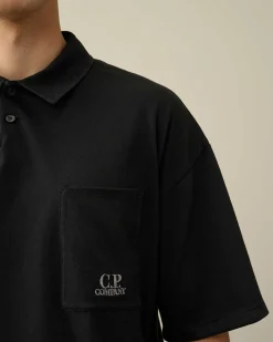 20/1 Jersey Boxy Polo Shirt^C.P. Company Discount