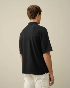 20/1 Jersey Boxy Polo Shirt^C.P. Company Discount