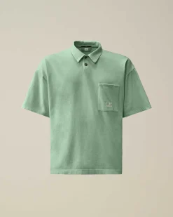 20/1 Jersey Boxy Polo Shirt^C.P. Company Cheap