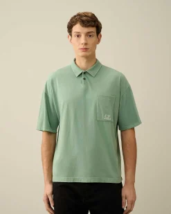 20/1 Jersey Boxy Polo Shirt^C.P. Company Cheap