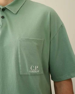 20/1 Jersey Boxy Polo Shirt^C.P. Company Cheap