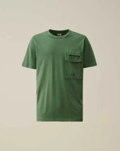 20/1 Jersey Flap Pocket T-Shirt^C.P. Company Best Sale