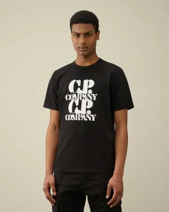 30/1 Jersey Graphic T-Shirt^C.P. Company Clearance