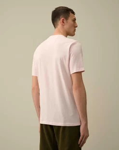 30/1 Jersey Label Style Logo T-Shirt^C.P. Company Clearance