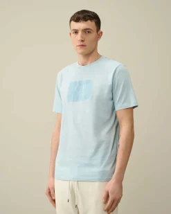 30/1 Jersey Label Style Logo T-Shirt^C.P. Company Shop