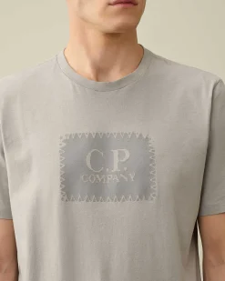 30/1 Jersey Label Style Logo T-Shirt^C.P. Company Store