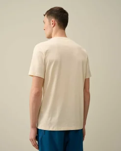 30/1 Jersey Label Style Logo T-Shirt^C.P. Company Best