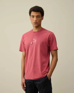 30/1 Jersey Relaxed Graphic T-Shirt^C.P. Company Hot