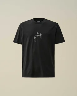 30/1 Jersey Relaxed Graphic T-Shirt^C.P. Company Online