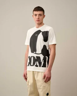 30/1 Jersey Relaxed Logo T-Shirt^C.P. Company Outlet