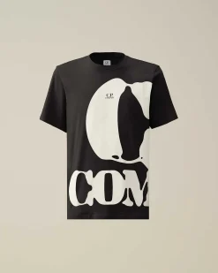 30/1 Jersey Relaxed Logo T-Shirt^C.P. Company Sale