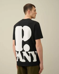 30/1 Jersey Relaxed Logo T-Shirt^C.P. Company Sale