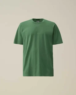 24/1 Jersey Resist Dyed Logo T-Shirt^C.P. Company Hot