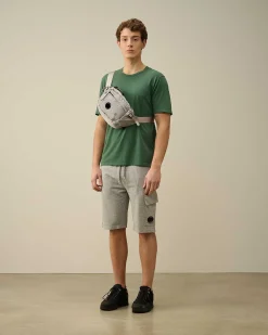 24/1 Jersey Resist Dyed Logo T-Shirt^C.P. Company Hot