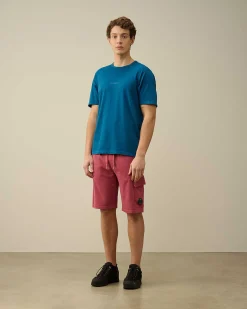 24/1 Jersey Resist Dyed Logo T-Shirt^C.P. Company Cheap