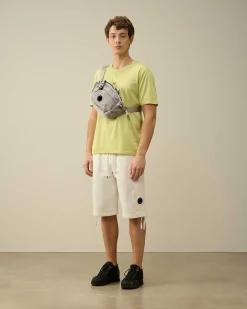 70/2 Mercerized Jersey Logo T-Shirt^C.P. Company Clearance