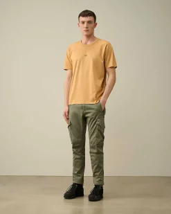 70/2 Mercerized Jersey Logo T-Shirt^C.P. Company Flash Sale