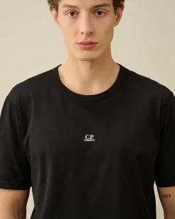 70/2 Mercerized Jersey Logo T-Shirt^C.P. Company Cheap