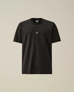 70/2 Mercerized Jersey Logo T-Shirt^C.P. Company Cheap