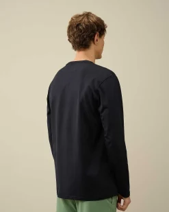 70/2 Mercerized Jersey Long Sleeved T-Shirt^C.P. Company Fashion
