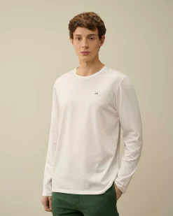 70/2 Mercerized Jersey Long Sleeved T-Shirt^C.P. Company Best