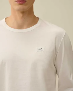 70/2 Mercerized Jersey Long Sleeved T-Shirt^C.P. Company Best