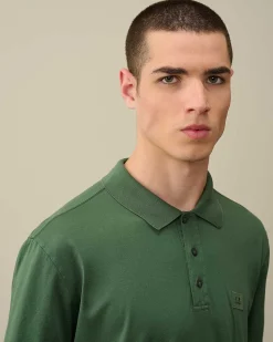 70/2 Mercerized Jersey Polo Shirt^C.P. Company Best