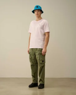 70/2 Mercerized Jersey T-Shirt^C.P. Company Fashion