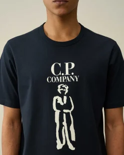 30/2 Mercerized Jersey Twisted British Sailor T-Shirt^C.P. Company Sale