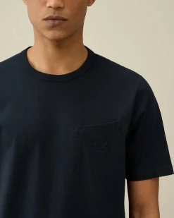 30/2 Mercerized Jersey Twisted Pocket T-Shirt^C.P. Company Store