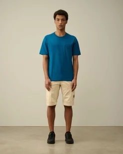 30/2 Mercerized Jersey Twisted Pocket T-Shirt^C.P. Company Sale