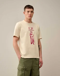 30/2 Mercerized Jersey Twisted British Sailor T-Shirt^C.P. Company Sale