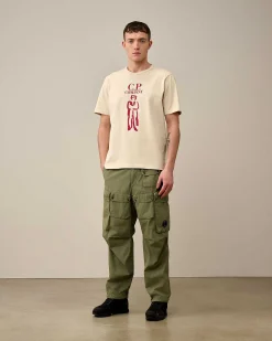 30/2 Mercerized Jersey Twisted British Sailor T-Shirt^C.P. Company Sale